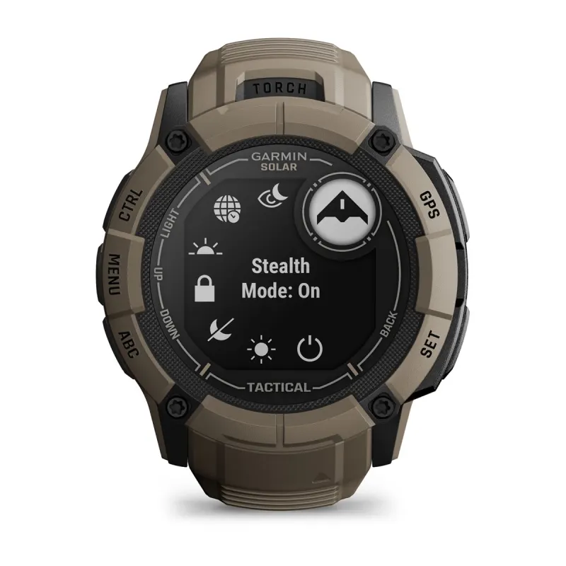 Garmin Instinct® 2X Rugged GPS - Smartwatch Tactical Edition Solar 