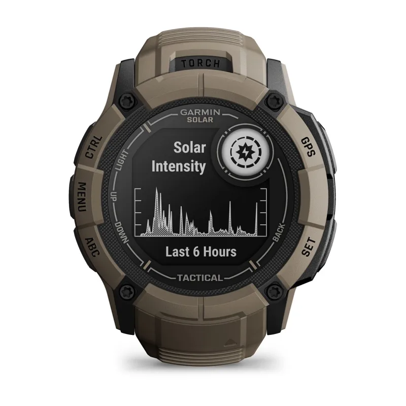 Garmin Instinct® 2X Solar - Tactical Edition | Rugged GPS Smartwatch