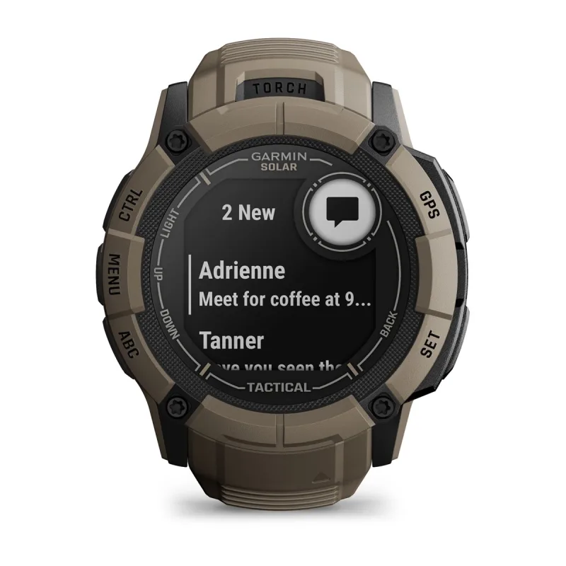 Garmin Instinct 2X Solar Tactical Edition Smartwatch 50 mm Fiber-reinforced  Polymer Black 010-02805-13 - Best Buy