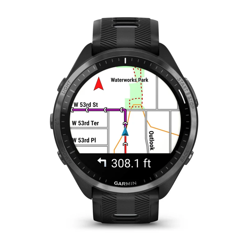 Garmin forerunner navigation store