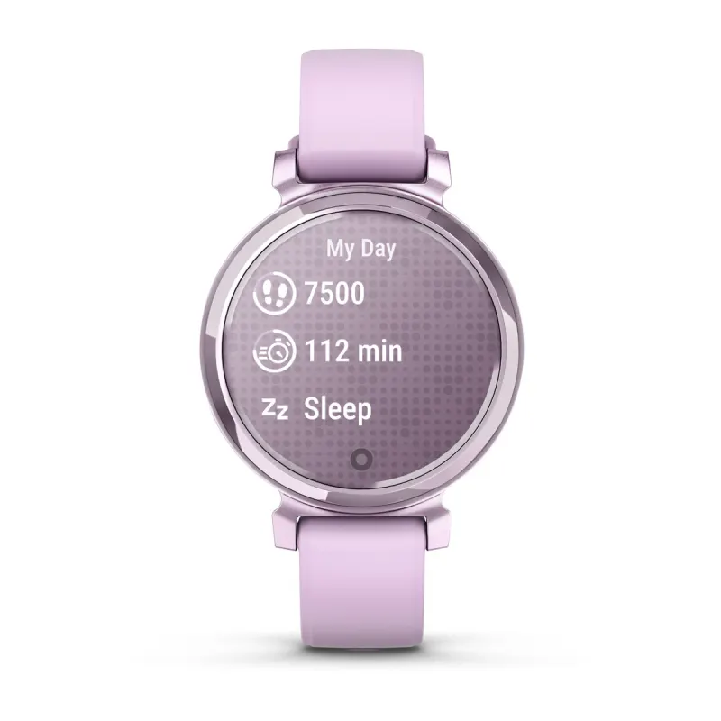 Garmin Lily 2 Smartwatch-Metallic Lilac with Lilac Silicone Band