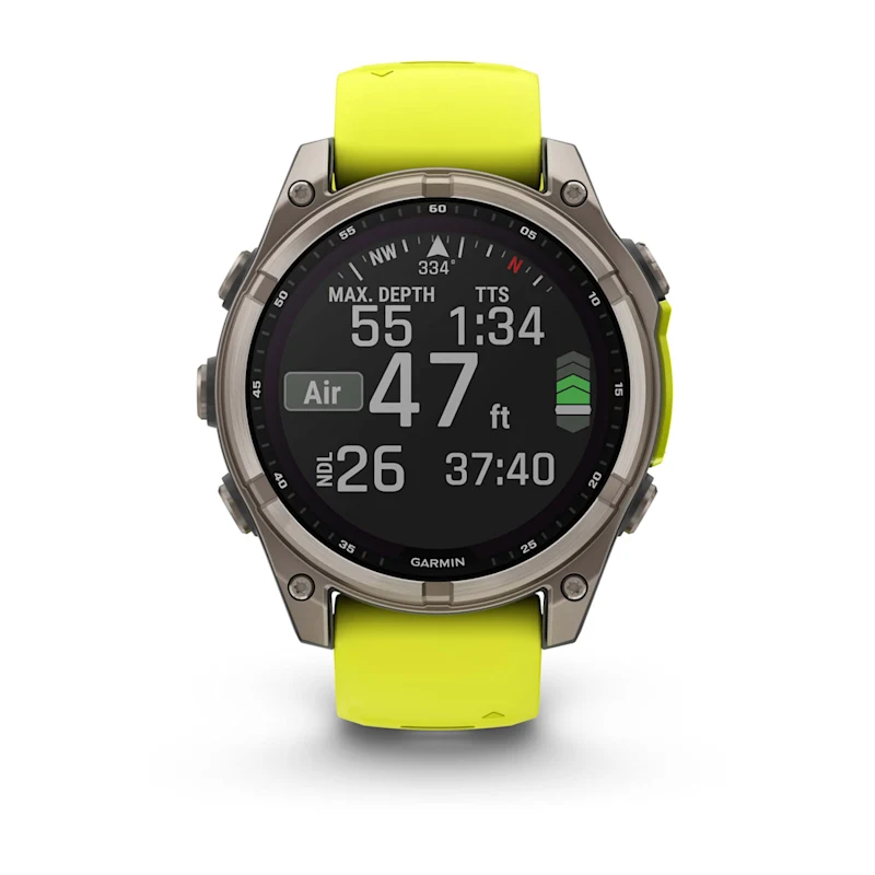 Garmin Fenix 8 47mm Solar Sapphire Amp Yellow
