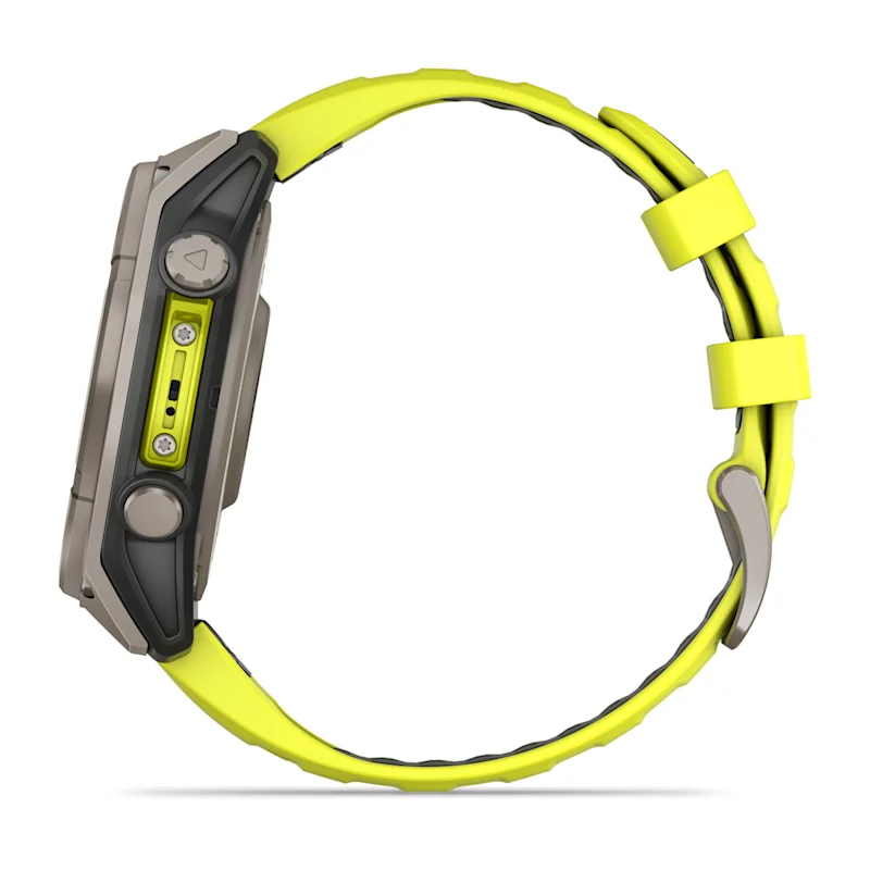 Garmin Fenix 8 47mm Solar Sapphire Amp Yellow