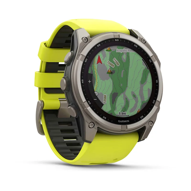 Garmin Fenix 8 51mm Solar Sapphire Amp Yellow