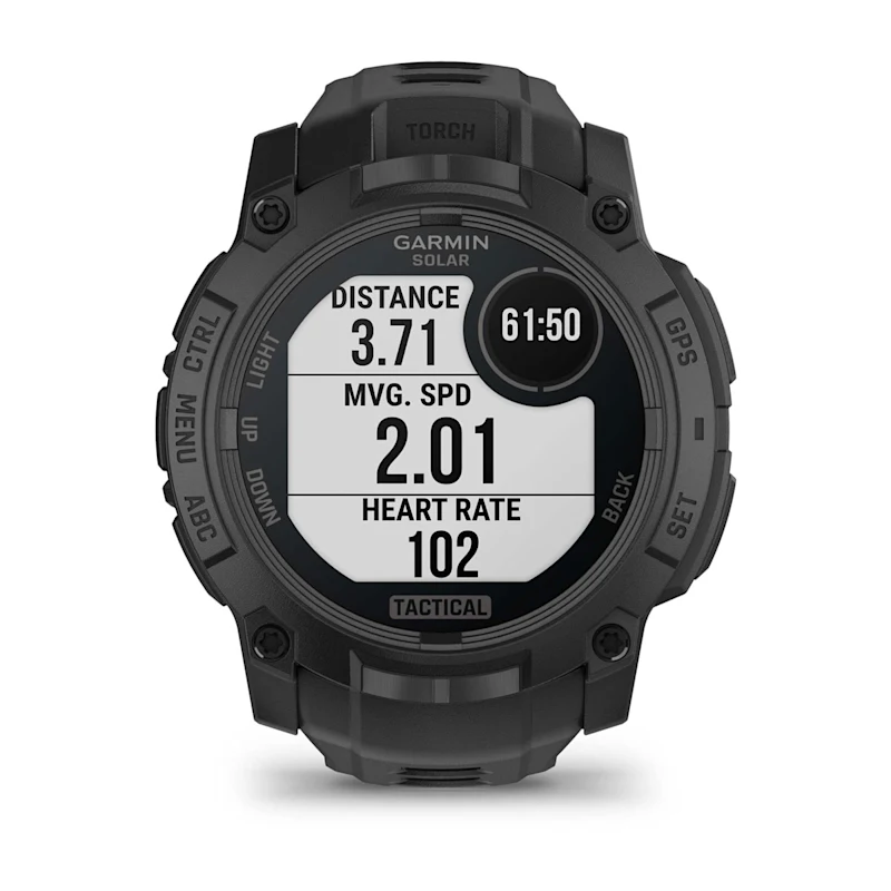 Garmin Instinct 3 Solar – Tactical AMOLED Smartwatch | 50 mm