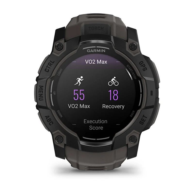 お歳暮 のし GPS Rugged | AMOLED | 3 Instinct® Garmin Smartwatch 50mm | 時計