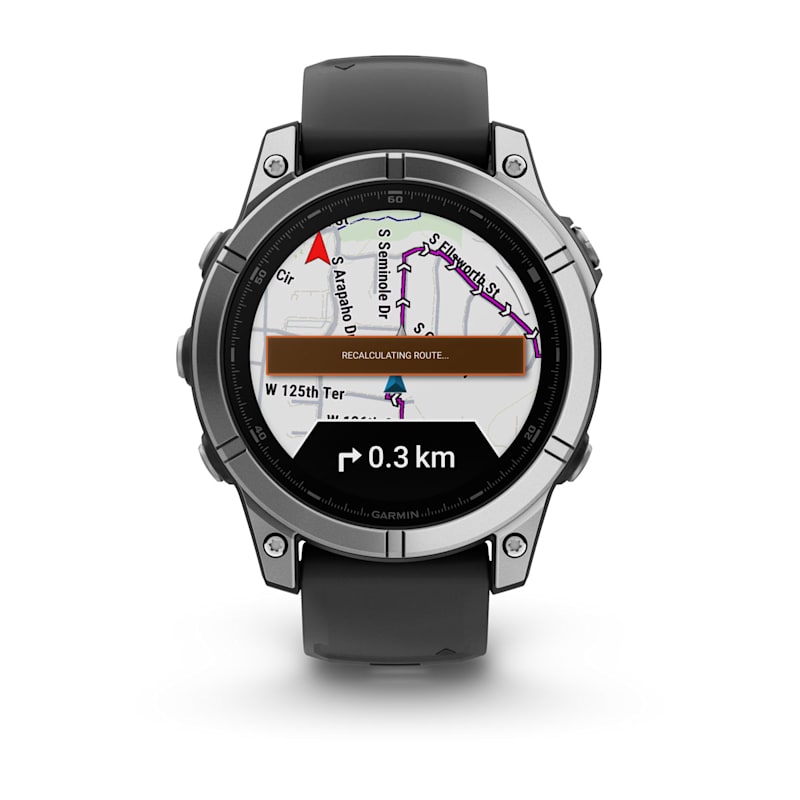 Garmin f nix E Sports Smartwatch with Steel Bezel
