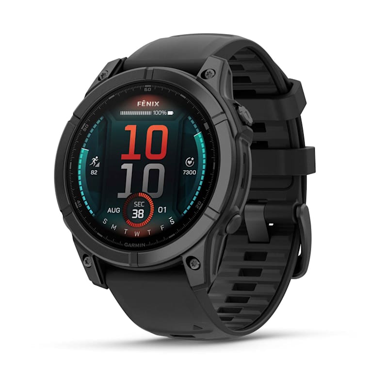 Garmin f nix E Sports Smartwatch with Steel Bezel