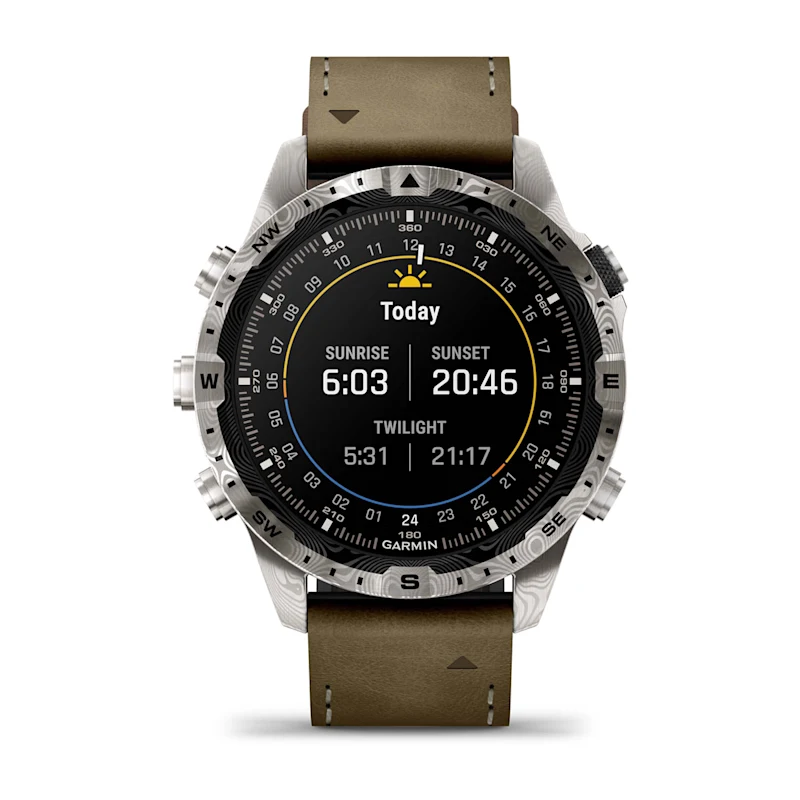 Garmin MARQ Adventurer Damascus Steel Smartwatch