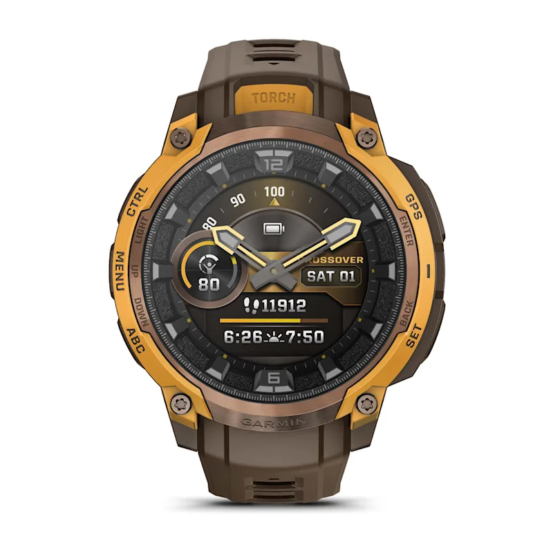 Garmin Instinct Crossover AMOLED Rugged Smartwatch with AMOLED
