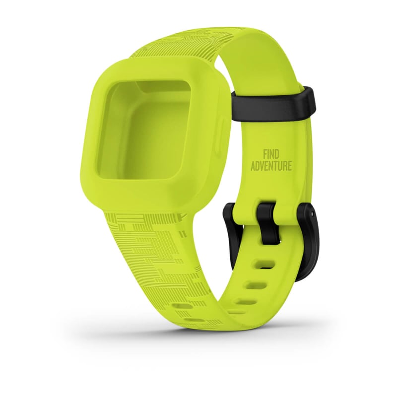 Bracelet portable en silicone vert Zwart pour Garmin Forerunner