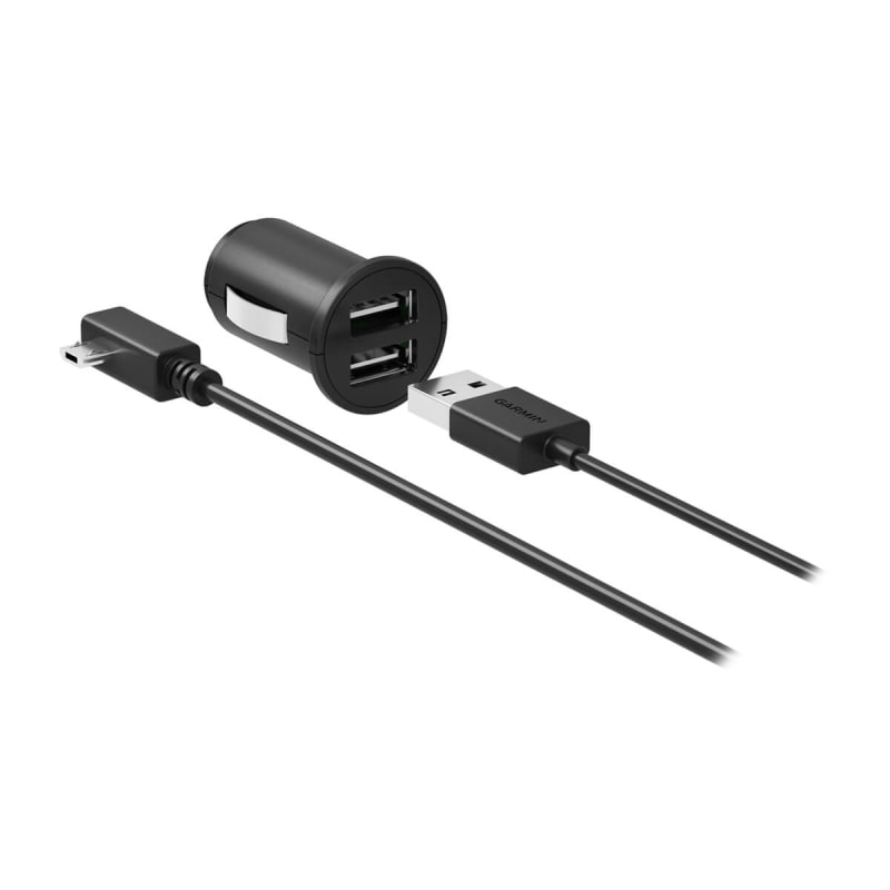 USB Power Port Ready retractable USB charge USB cable wired specifically  for the Garmin Dash Cam 10 / 20 and uses TipExchange