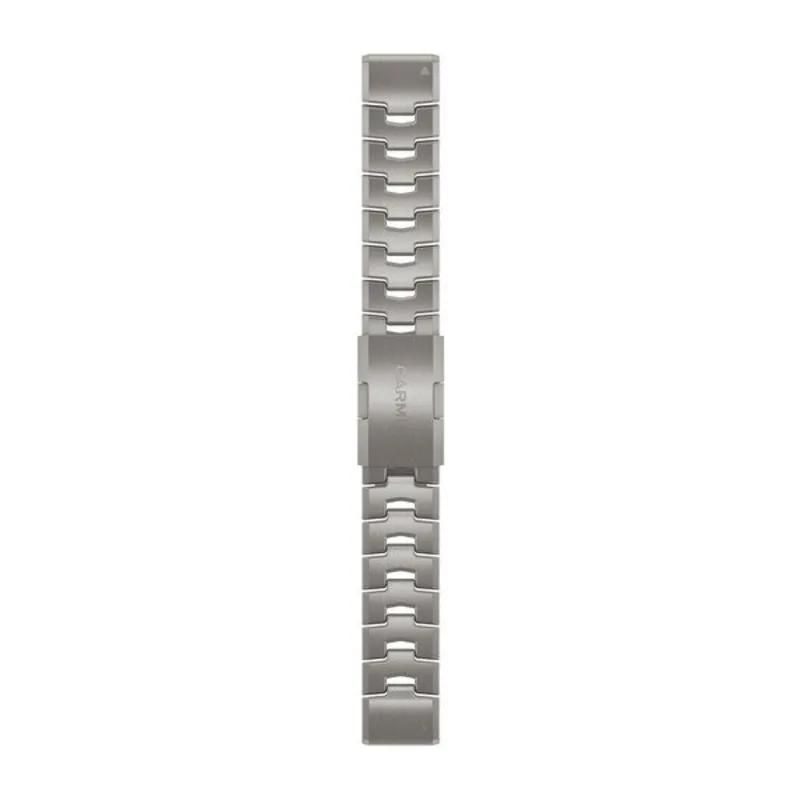 ⇒ Bracelet QuickFit® 22 mm - Silicone Rouge vif, acier noir -  Garmin-010-12901-02