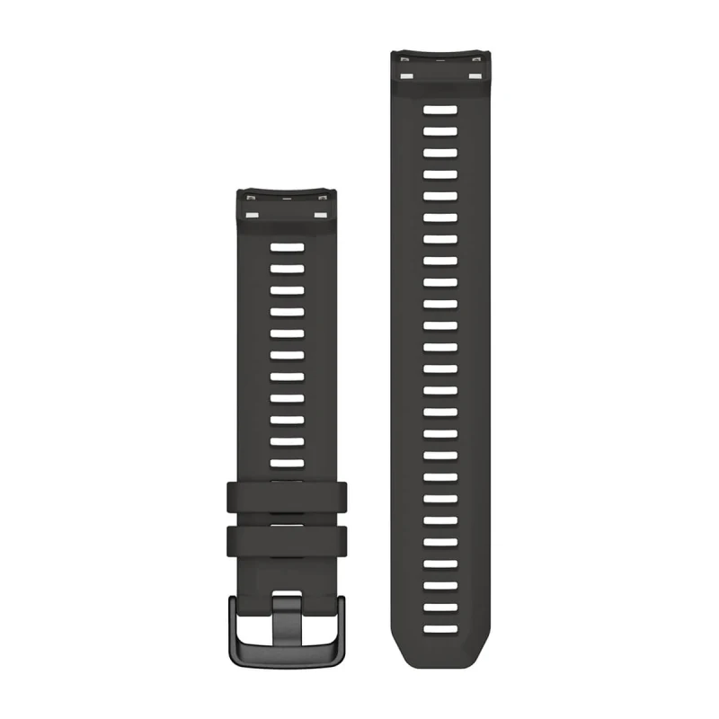 22mm Silicone Watch Band for Garmin Fenix 7 / 6 / 5 , Magnetic Folding  Buckle Quick Release Strap with Tools - Dark Grey Wholesale