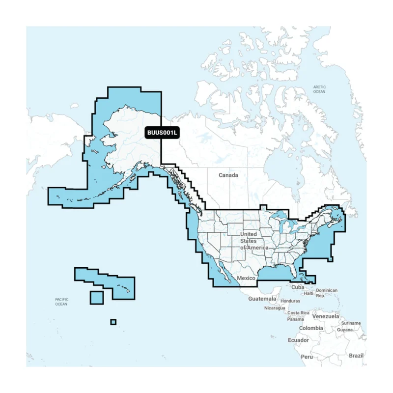 Garmin Navionics U.S. Coastal Canada Built in Chart Updates