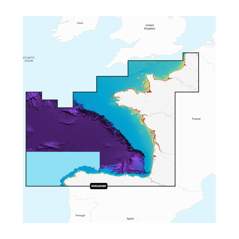 Natura Arena A gran escala Garmin Navionics+™ Golfo de Vizcaya: cartas náuticas