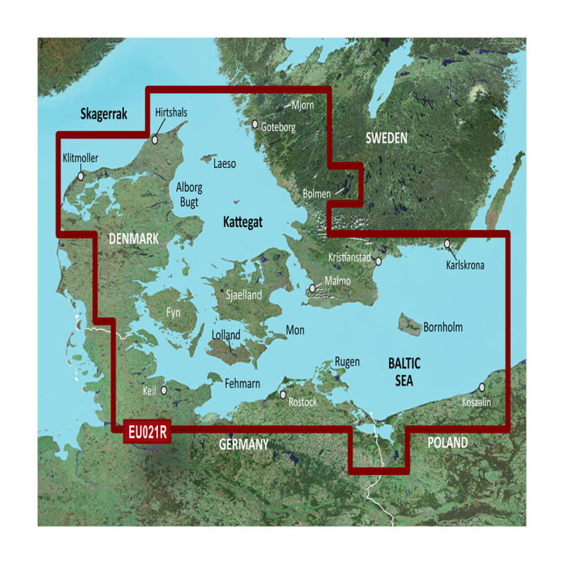 Denmark East to Sweden Southeast Coastal Inland Charts | Garmin