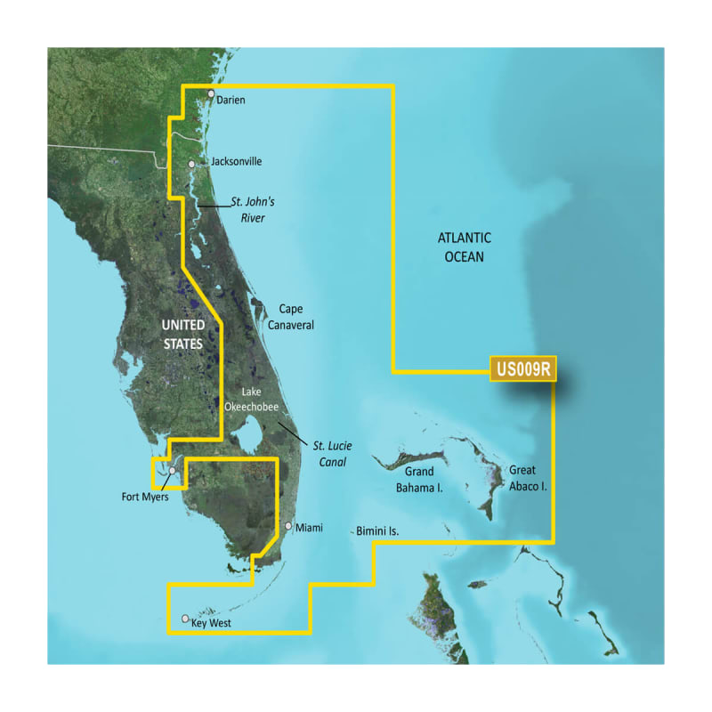 Garmin BlueChart G2 Vision HD - VUS009R - Jacksonville - Key West