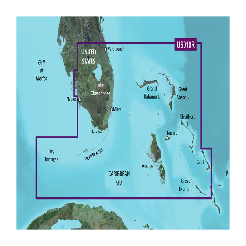 fysisk Bane Par U.S., South Florida and North Bahamas Coastal Charts | Garmin