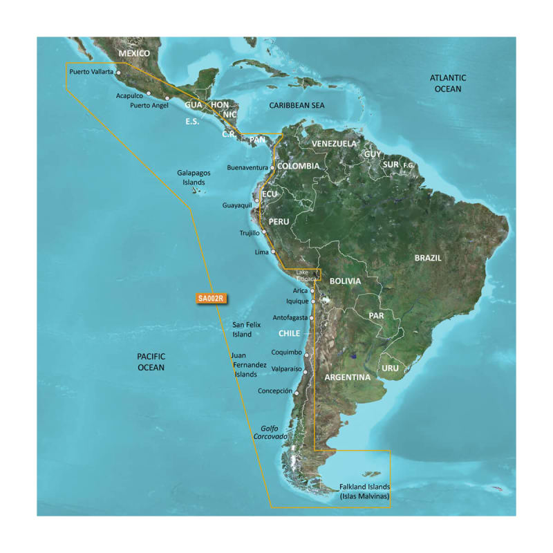 South America, West Coast Charts