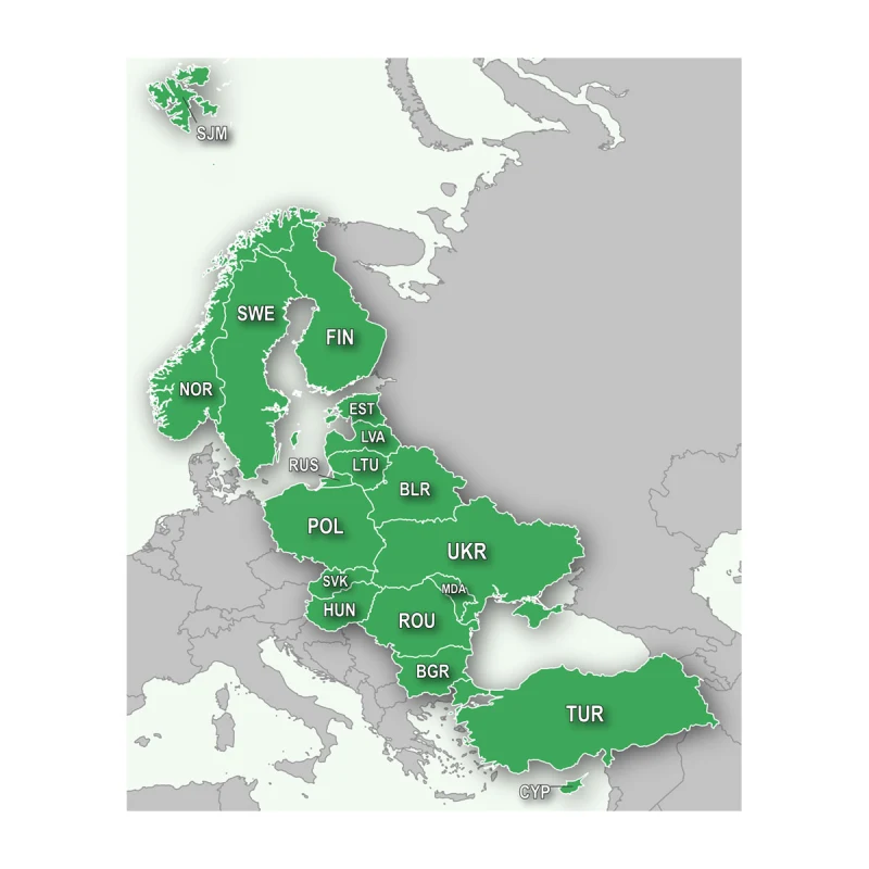 træ bibliotekar champignon OSM Europe Cycle Map | Garmin