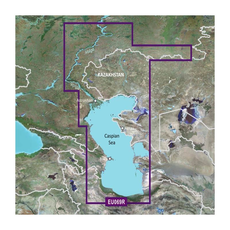 ijs Agnes Gray bon Caspian Sea, Volga River to Ulyanovsk and Orsk Charts | Garmin