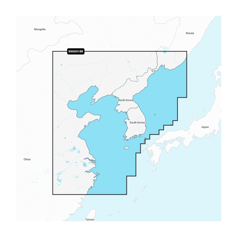 Garmin Navionics+™ Yellow Sea - Marine Charts