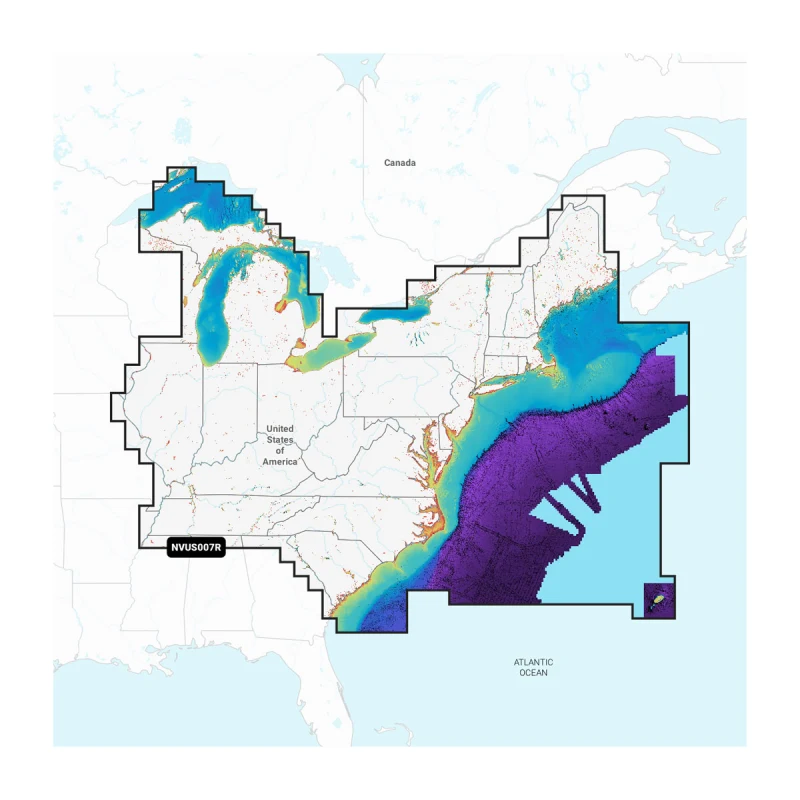 U.S. East - Lakes, Rivers and Coastal Marine