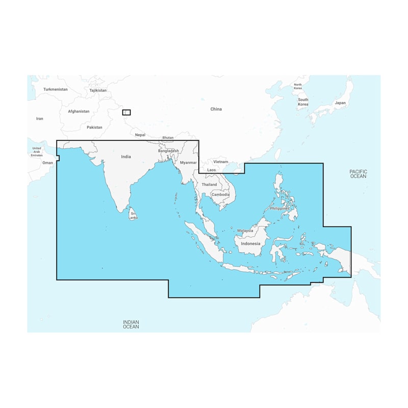 Indian Ocean and South China - Marine Charts