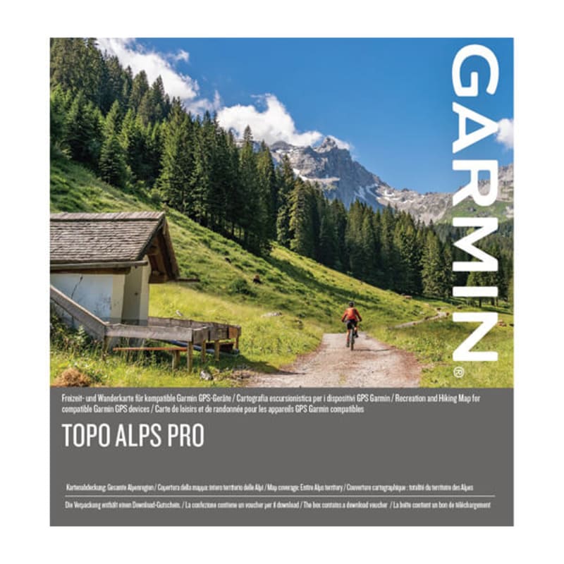 kort | Garmin TOPO Alps PRO