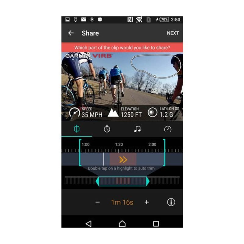 Garmin VIRB Mobile App