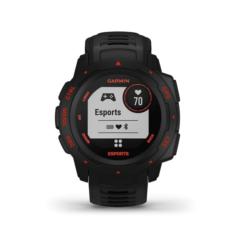 【美品】Garmin Instinct Esports Black (0546) Instinct – Esports Edition - สมาร์ทวอทช์สำหรับเกมเมอร์