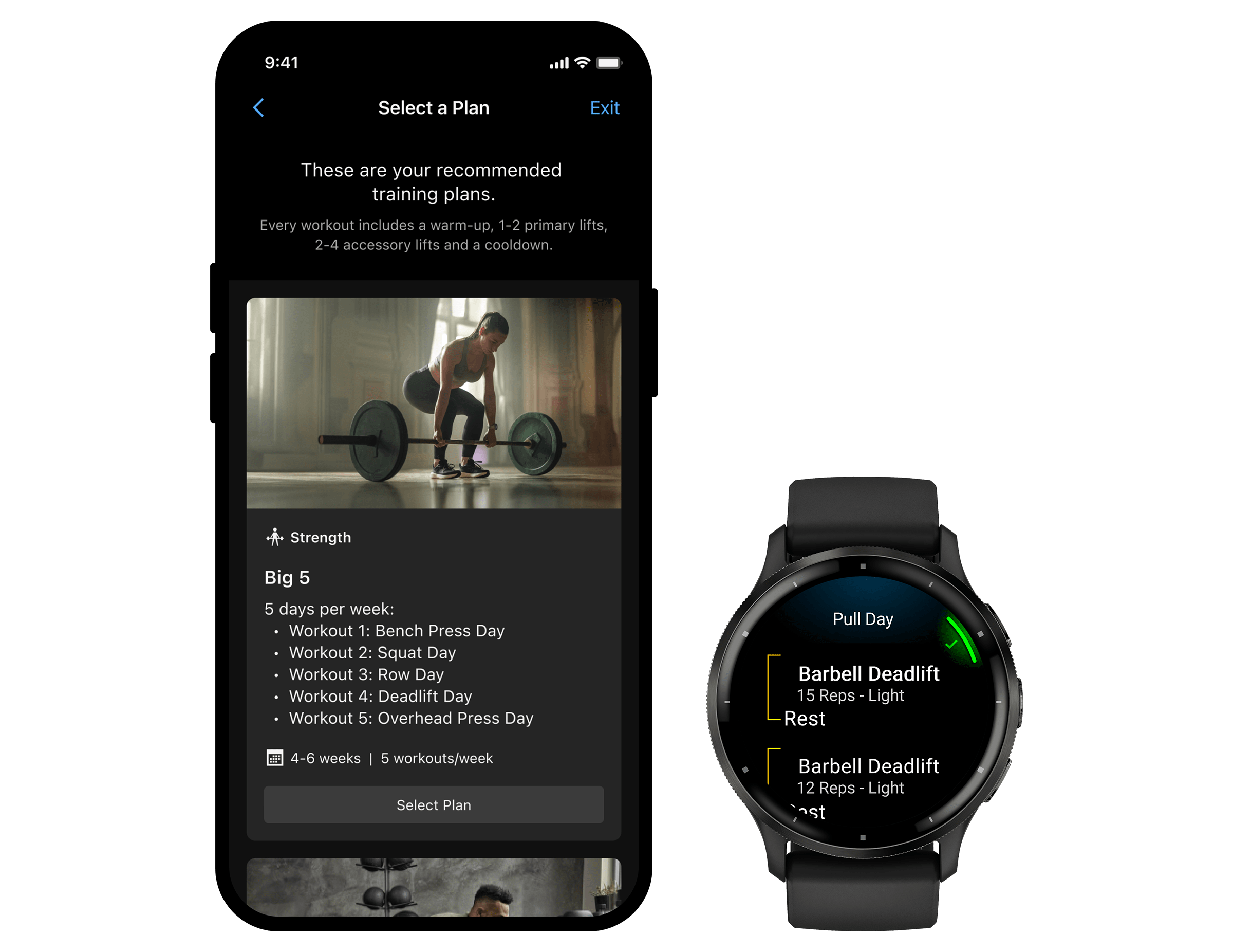 Garmin コーチ | 筋トレ
