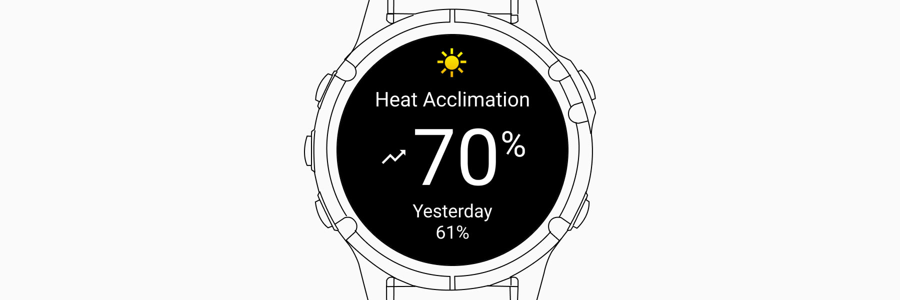 Garmin fenix 6 heat acclimation sale